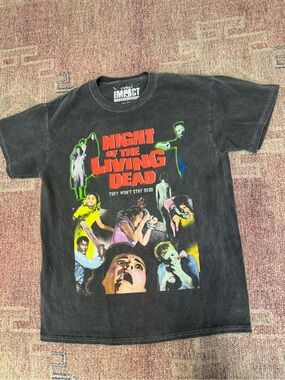 Night of the living dead retro impact tee #horrortee #classichorror sm unisex